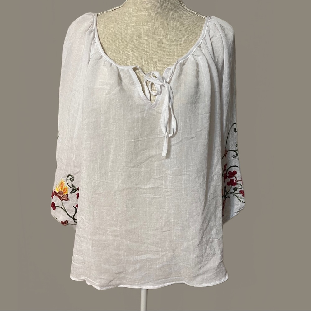 New york clothing company Embroidered Top